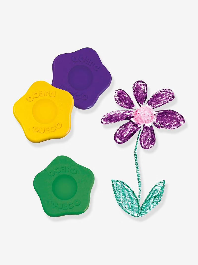 Djeco 12 Ceras con forma de Flor
