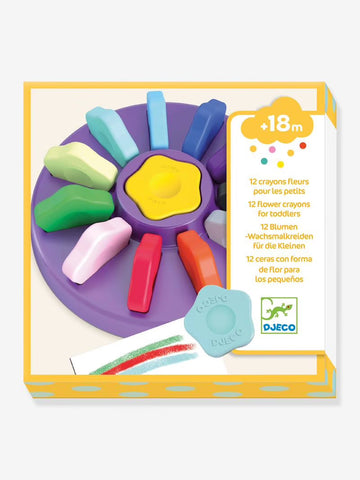 Djeco 12 Ceras con forma de Flor