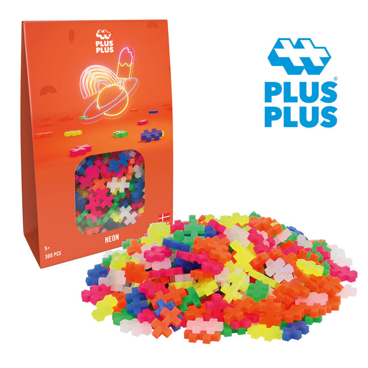 Plus Plus Over 300 Pieces Neon