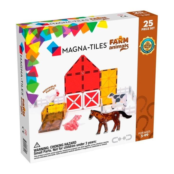 Magna-Tiles Animales de la Granja Set 25 piezas