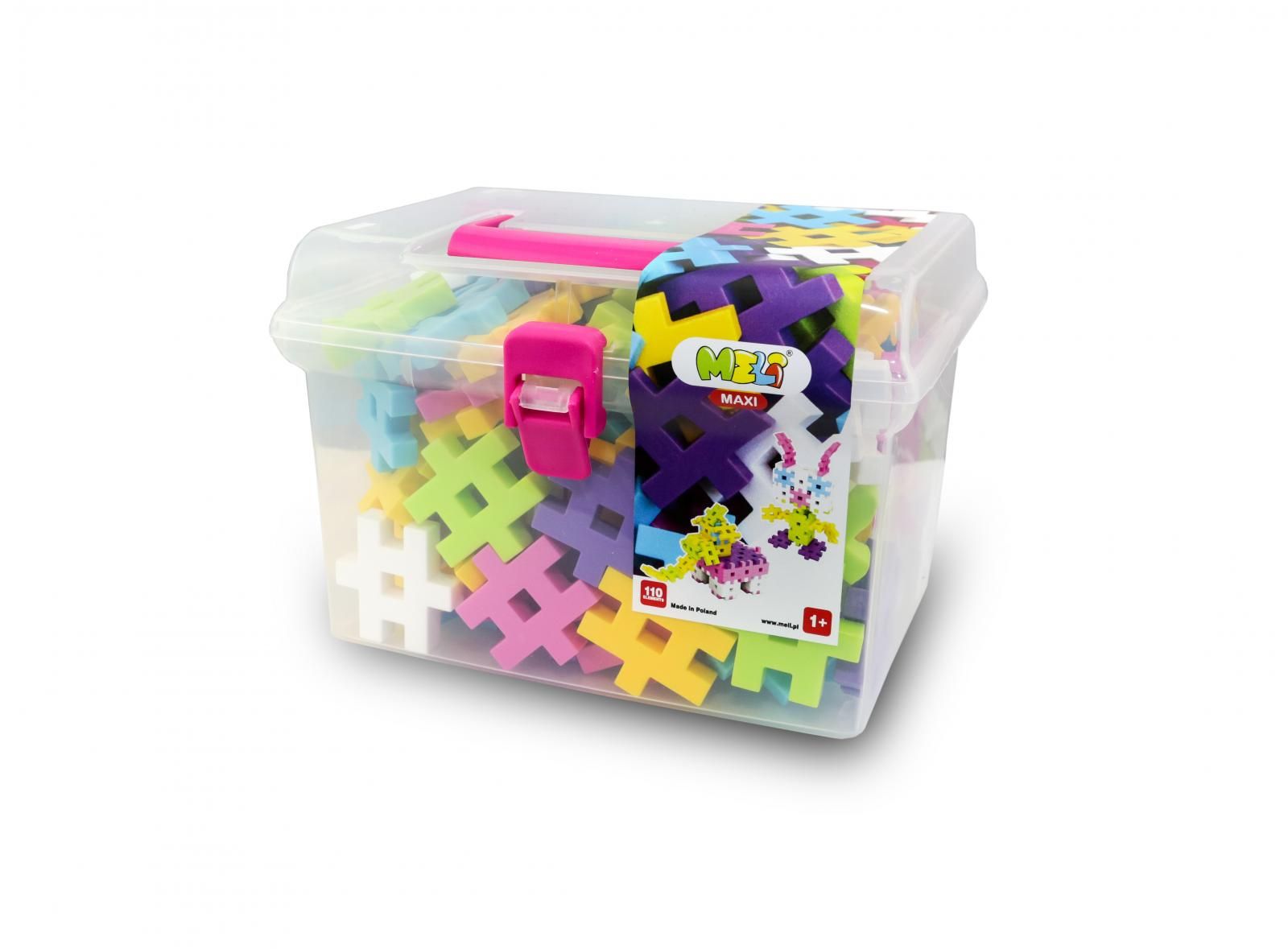 Meli Maxi Travel Pastel Construction 110pcs