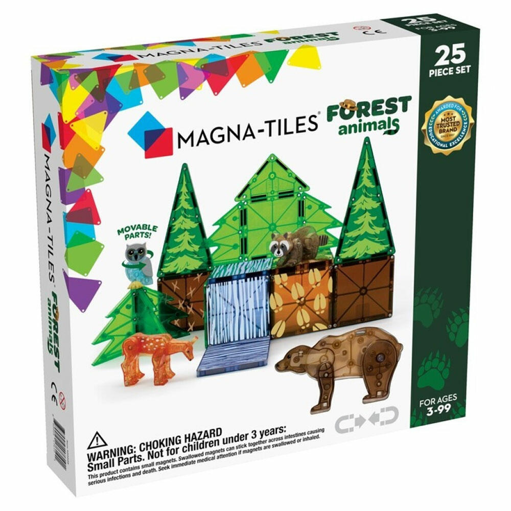 Magna-Tiles Animales del Bosque Set 25 piezas