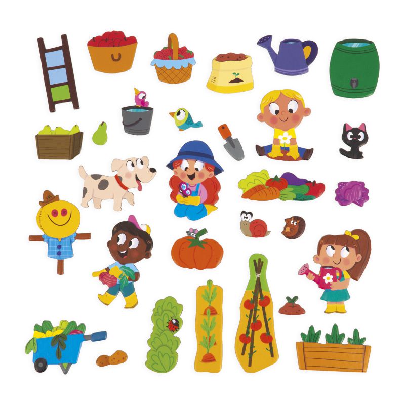 Janod Magneti´Book The Vegetable Garden