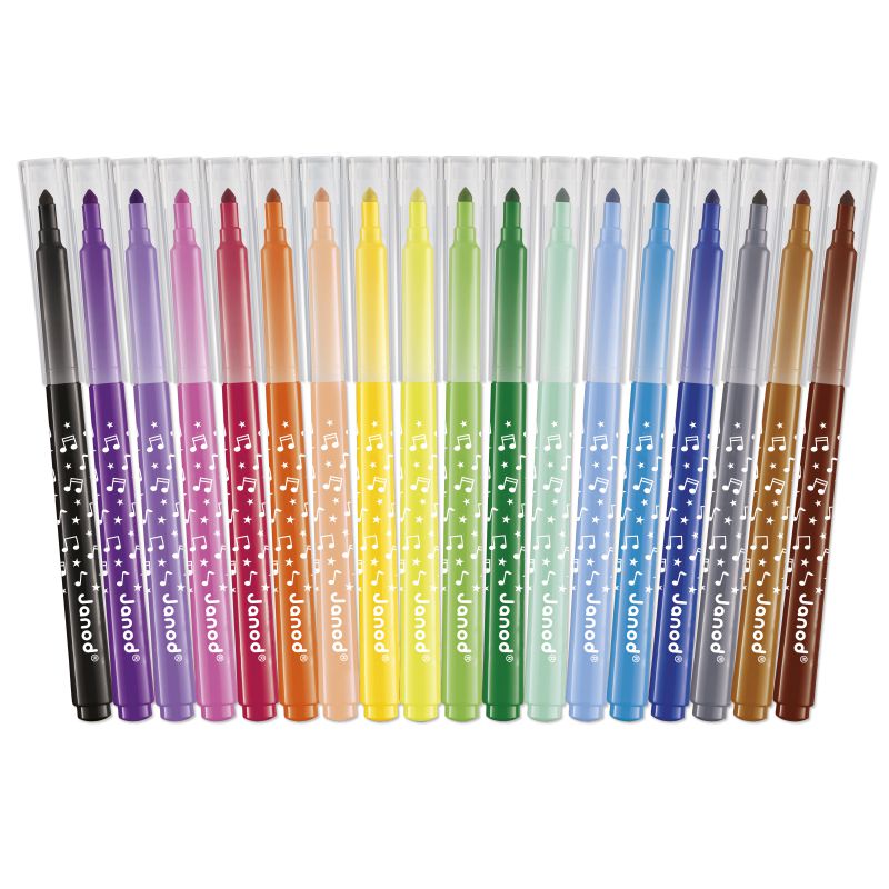 Janod Set of 18 LONG-LASTING MARKERS