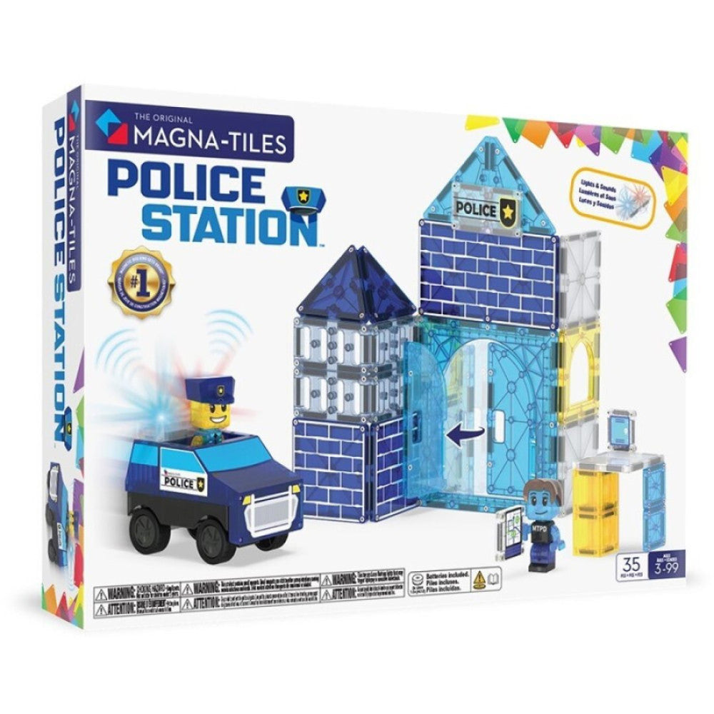 MAGNA-Tiles Police Station Set 35 Piezas