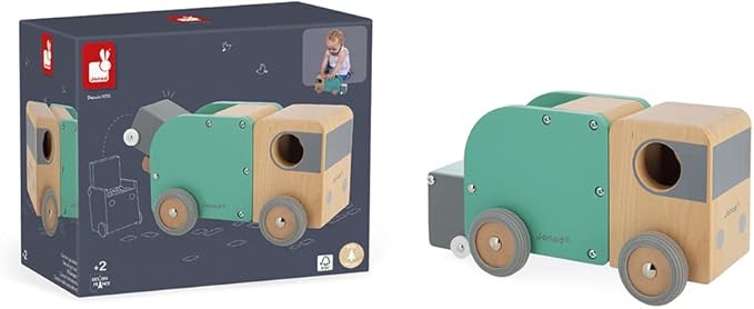 Janod Wooden Garbage Truck