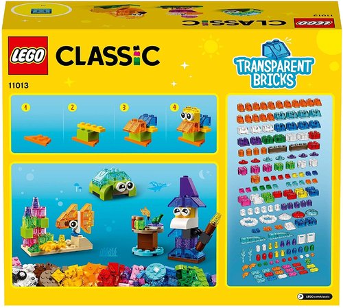 Lego Ladrillos Creativos Transparentes