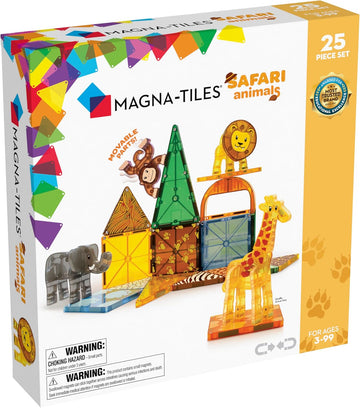 Magna-Tiles Animales de Safari Set 25 piezas