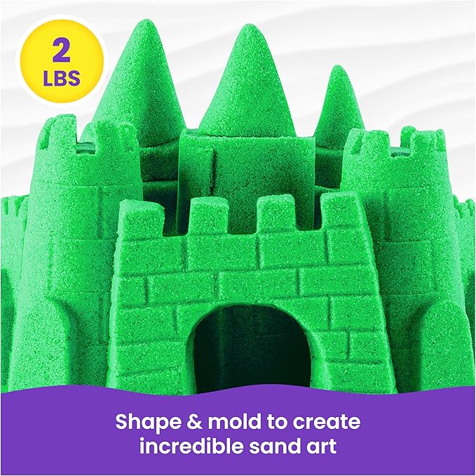 Arena Kinética Kinetic Sand Verde 907gr.
