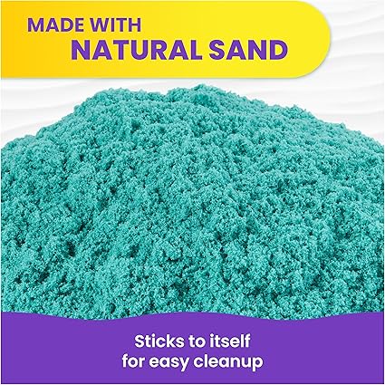 Arena Kinética Kinetic Sand  Turquesa 907gr.
