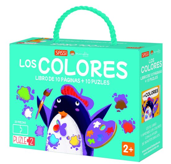 Manolito Books The Colors - 10-Page Book + 10 20-Piece Puzzles