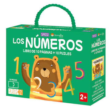Manolito Books Numbers - 10-Page Book + 10 x 20-Piece Puzzles