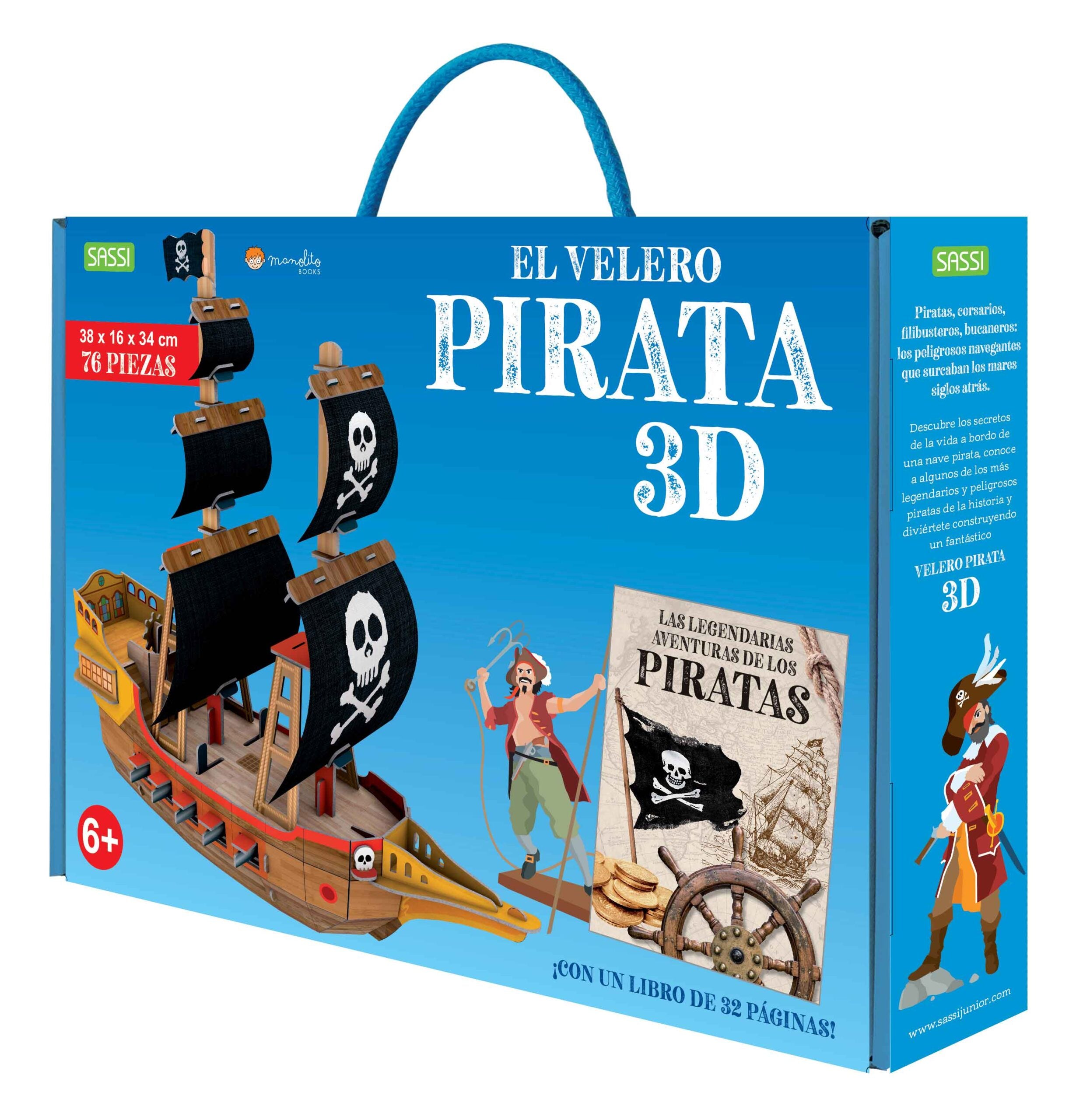 Manolito Books El Velero Pirata 3D