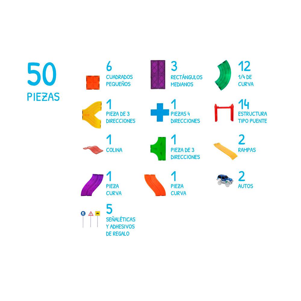 Imanix Pista de Carreras 50 piezas