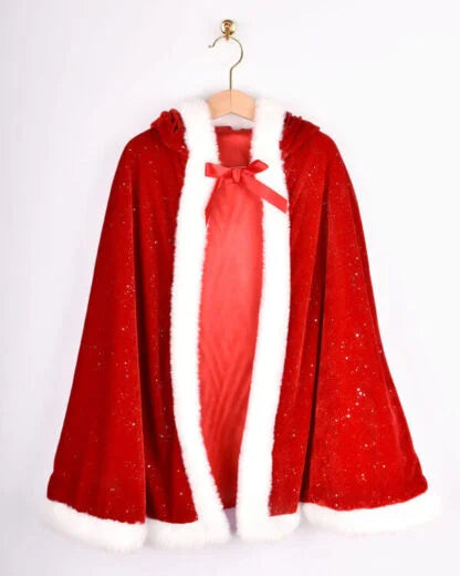 Red Velvet Cape Costume 3-8 years