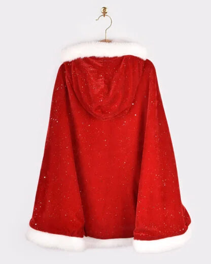 Red Velvet Cape Costume 3-8 years