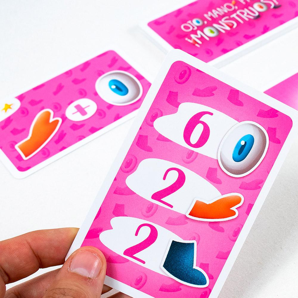 Board Game Eye, Hand, Paw Monsters