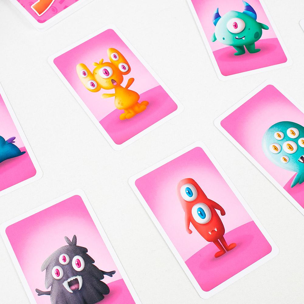 Board Game Eye, Hand, Paw Monsters