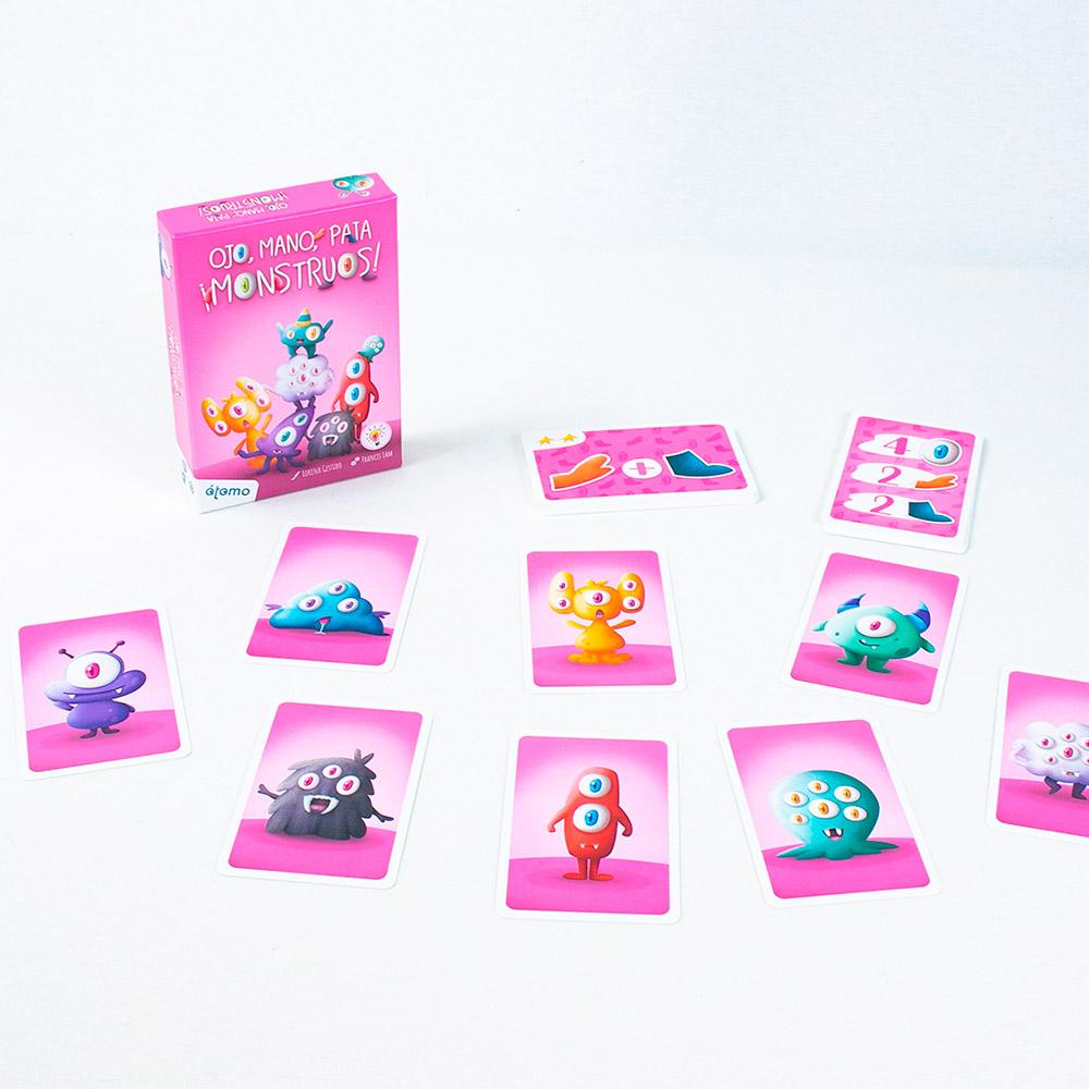 Board Game Eye, Hand, Paw Monsters