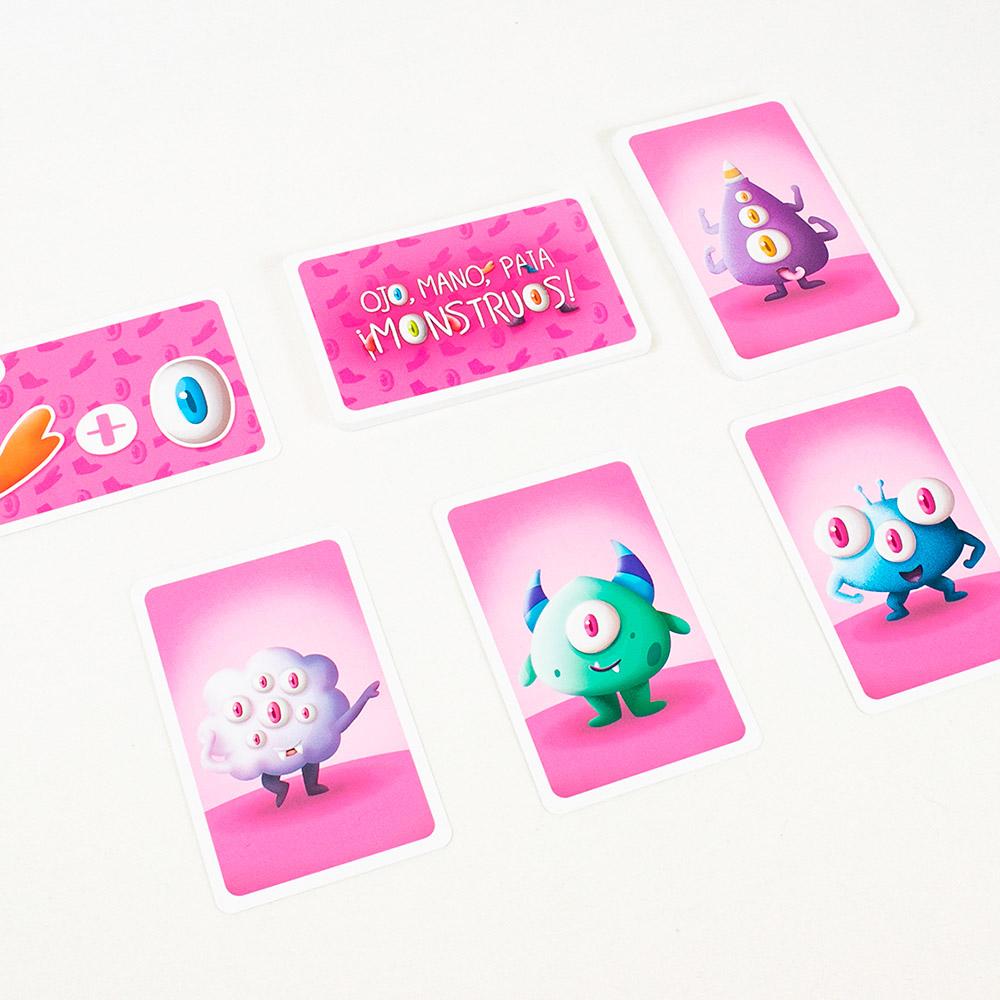 Board Game Eye, Hand, Paw Monsters