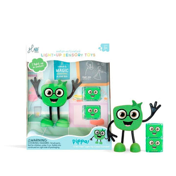 GloPals Character Set + 2 PIPPA Green Light-Up Cubes