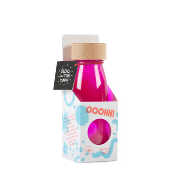 Petit Boum Botella Sensorial Flotante Rosa Fluorescente