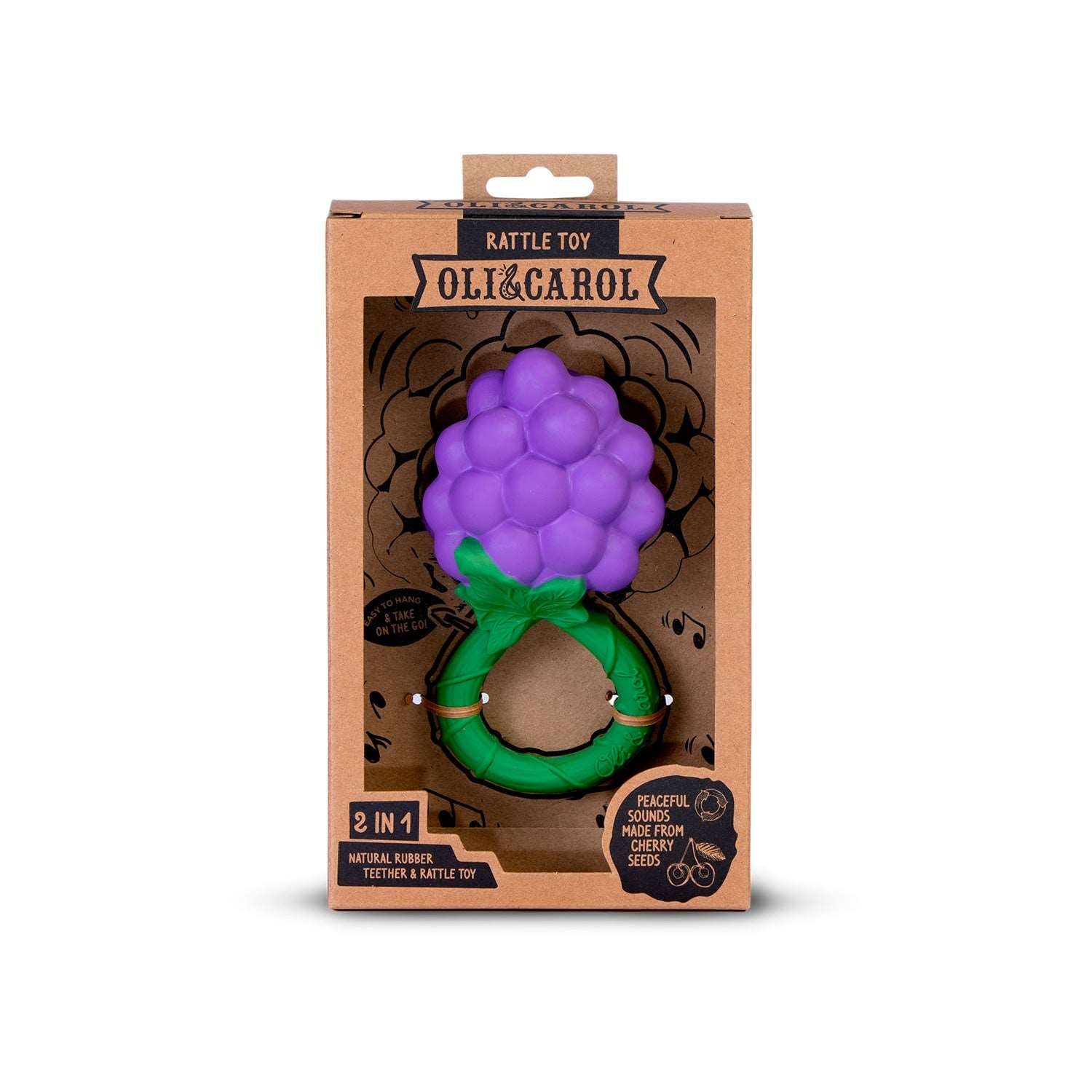 Grape Sonajero Bebé Oli &amp; Carol