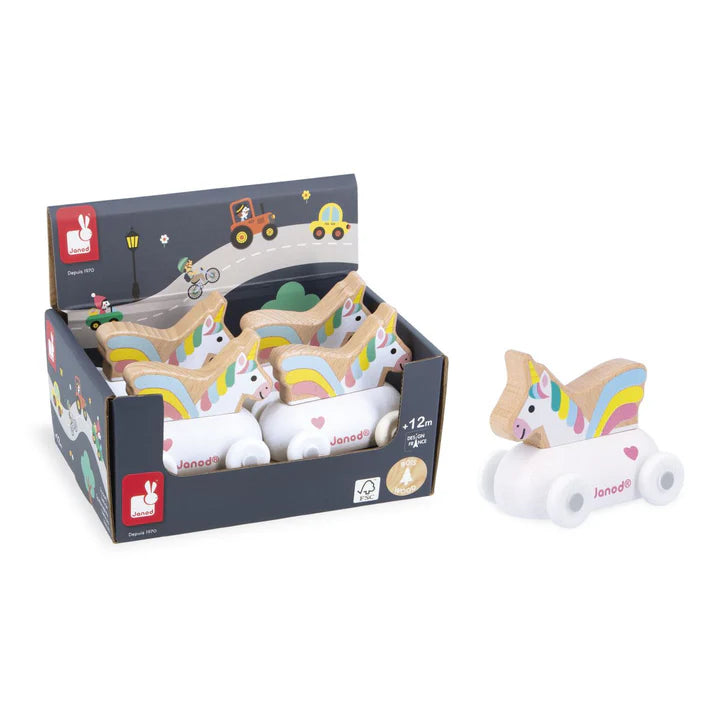 Janod Cross Roads Unicornio sobre Ruedas