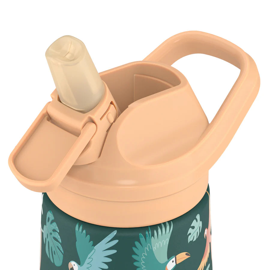 Reusable water bottle for kids - Cool Bottles - Rainforest Refuge - 350ml.