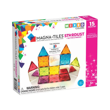 Magna-Tiles Stardust Expansion 15-Piece Set
