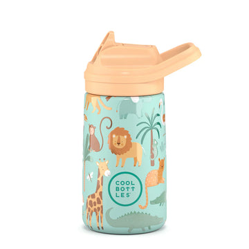 Botella de agua reutilizable para niños - Cool Bottles - Wild Crew - 350ml. 