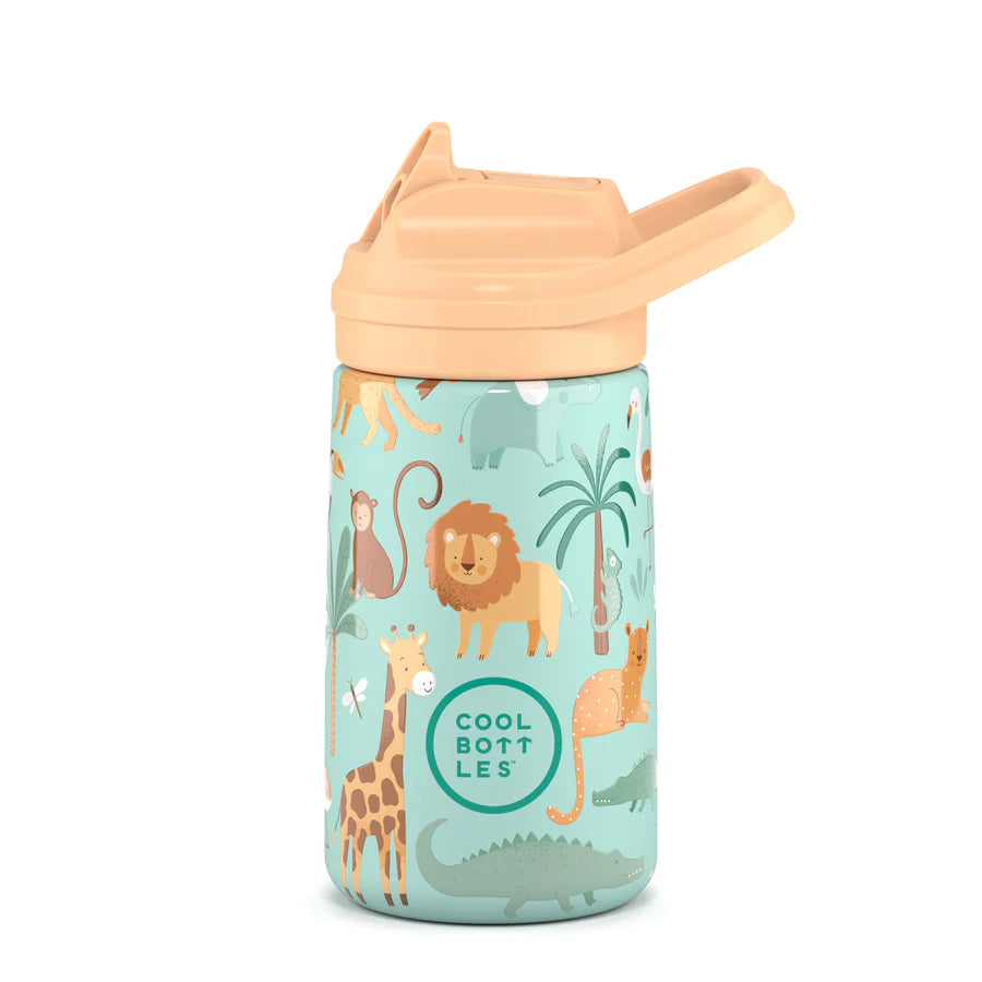 Botella de agua reutilizable para niños - Cool Bottles - Wild Crew - 350ml. 