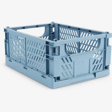 Blue plastic gift basket (minimum 4 products)