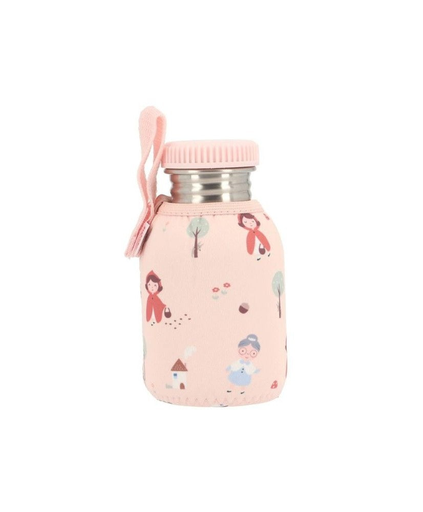 Tutete Botella Acero con Funda Caperucita Roja 350ml.