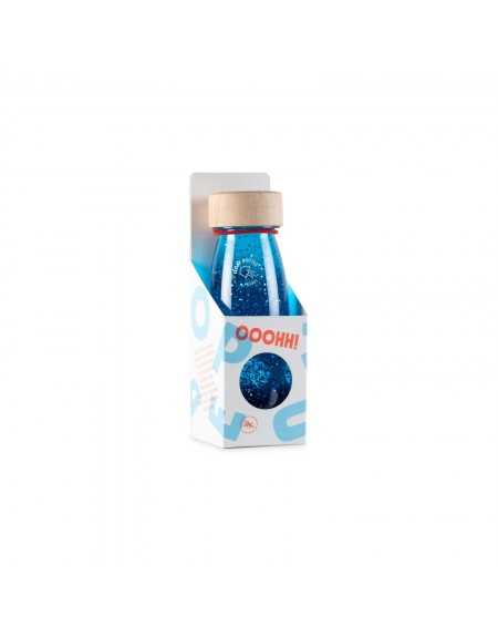 Petit Boum Floating Sensory Bottle Blue