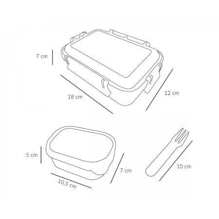 Large Bento Lunch Box City Cars