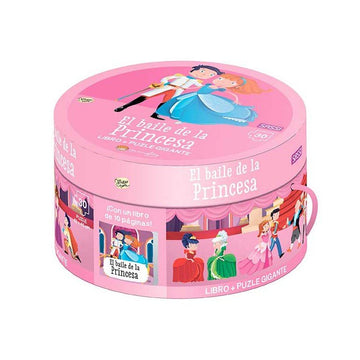 Caja Redonda El Baile de las Princesas - Puzzle+Cuento
