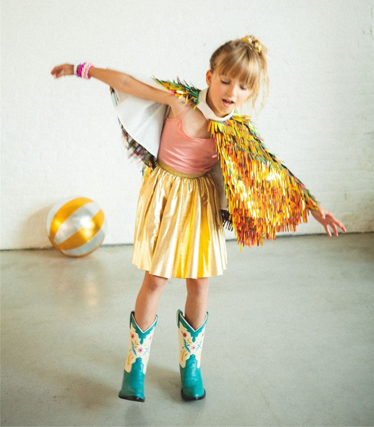 Ratatam Golden Cape Costume