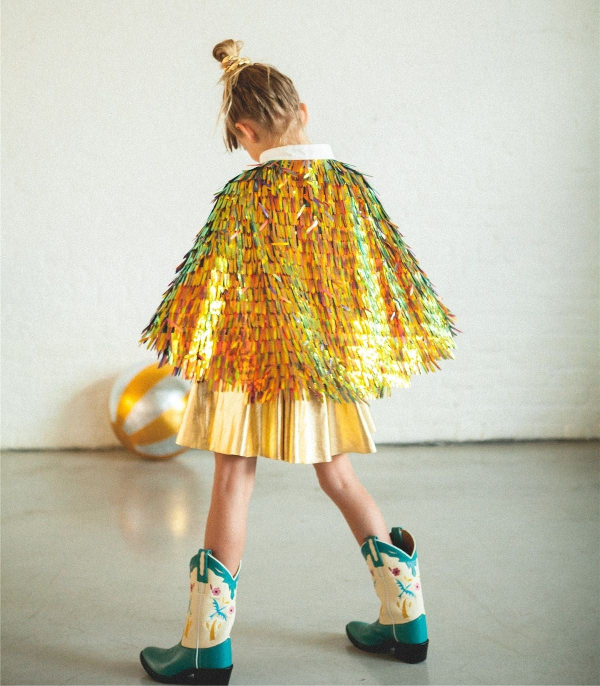 Ratatam Golden Cape Costume