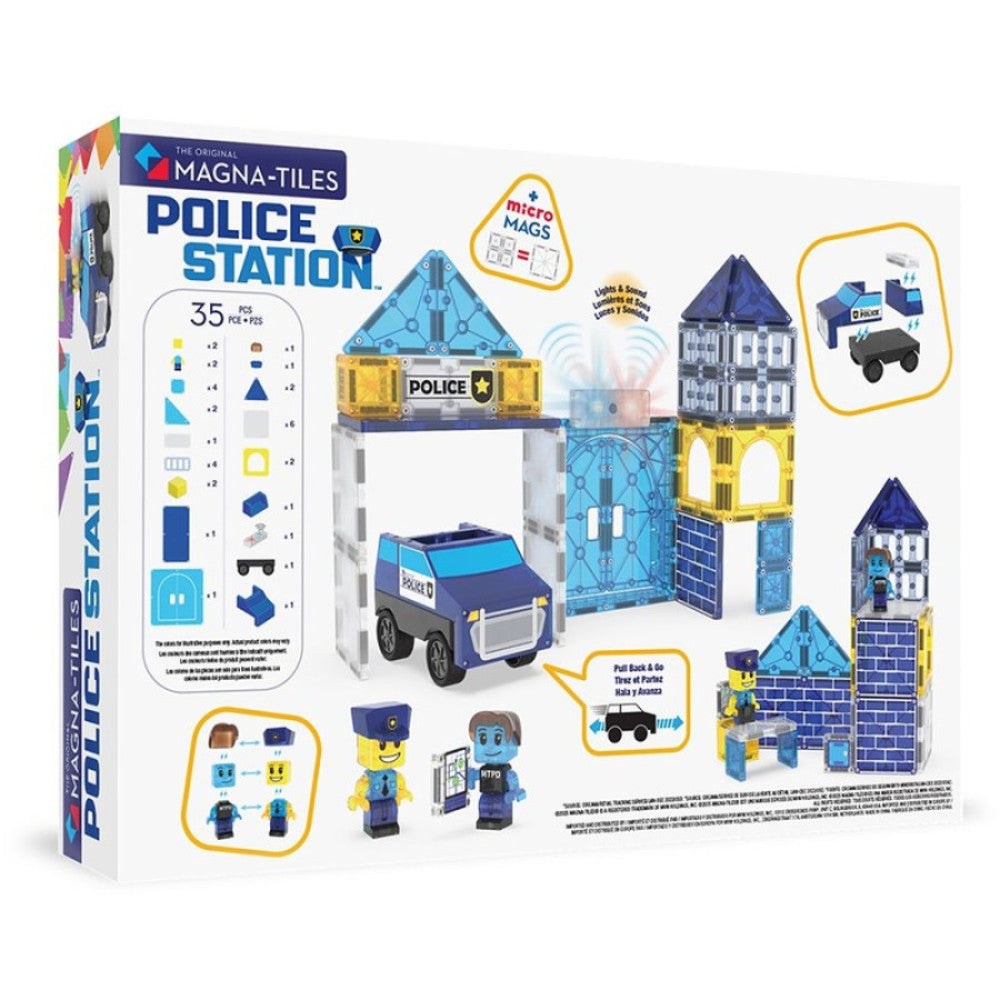 MAGNA-Tiles Police Station Set 35 Piezas