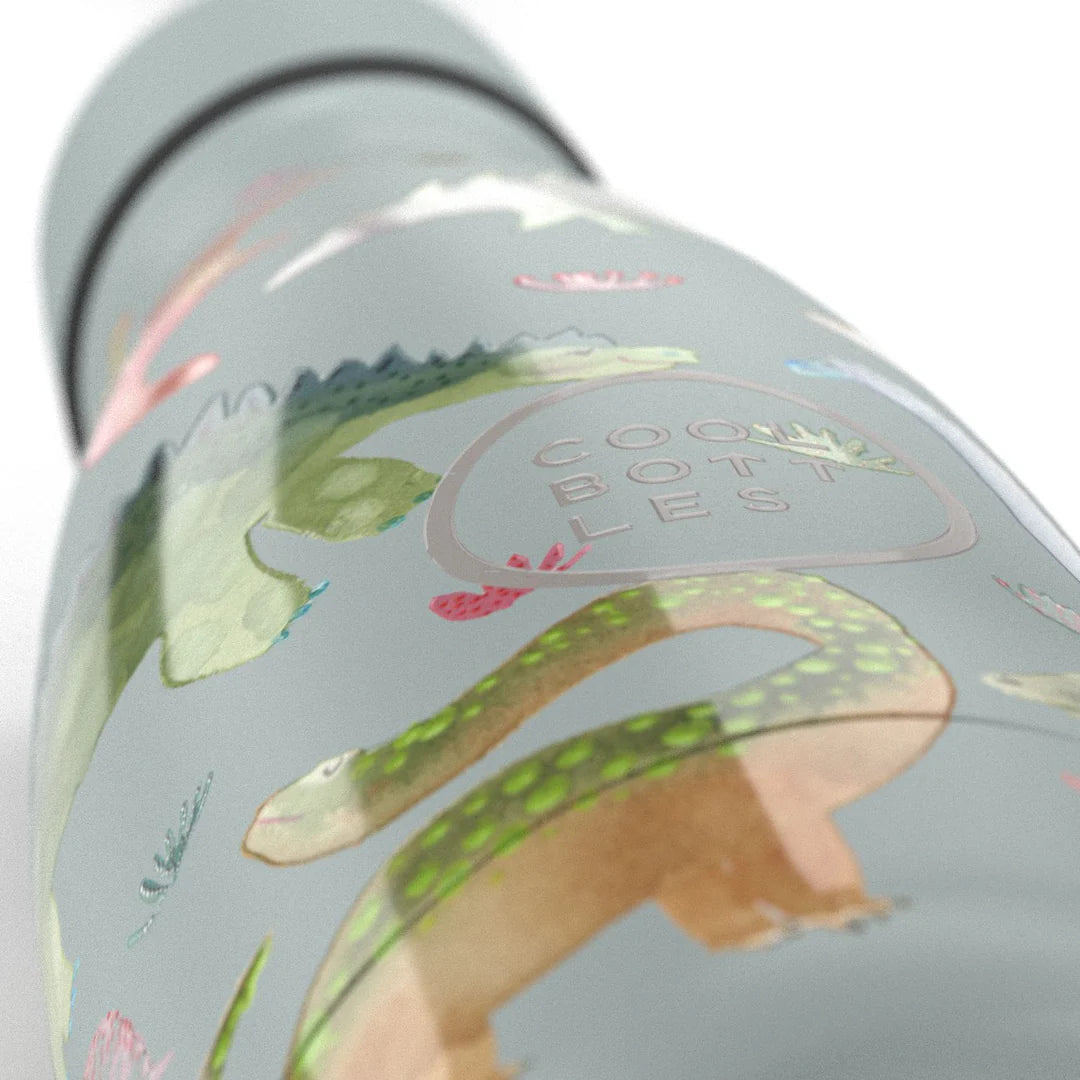 Reusable water bottle for children - Cool Bottles - Dinosaur Planet 260ml.