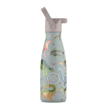 Reusable water bottle for children - Cool Bottles - Dinosaur Planet 260ml.