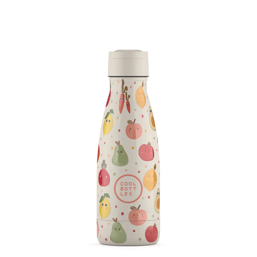 Reusable Water Bottle for Kids - Cool Bottles - Fruit Salad - 260ml.