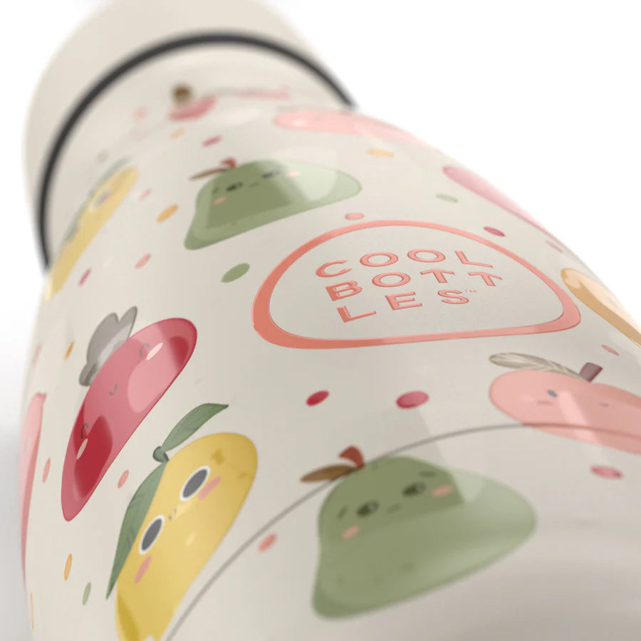 Reusable Water Bottle for Kids - Cool Bottles - Fruit Salad - 260ml.