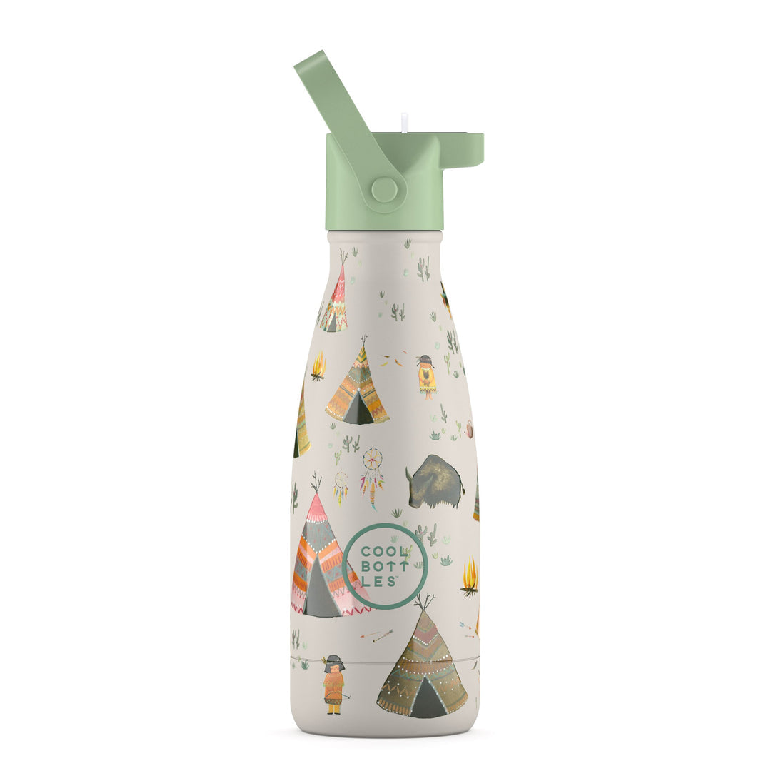 Reusable water bottle for kids - Cool Bottles - India Tribe 260ml.