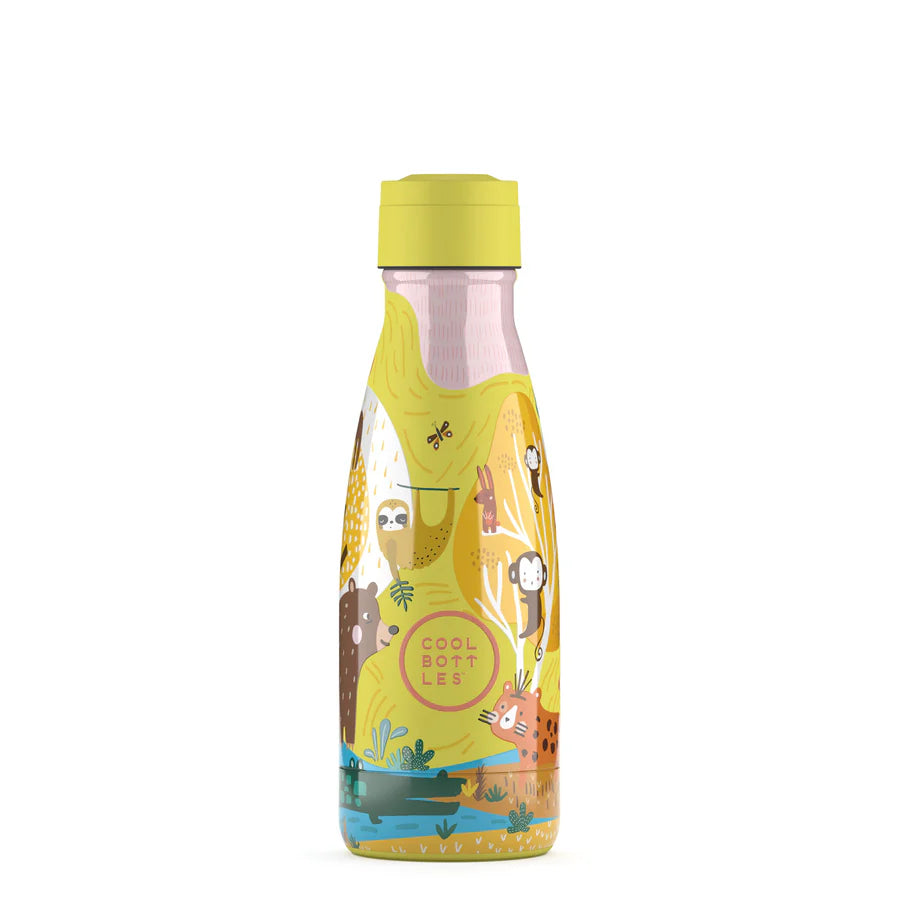 Botella de agua reutilizable para niños - Cool Bottles - Jungle Park - 260ml.