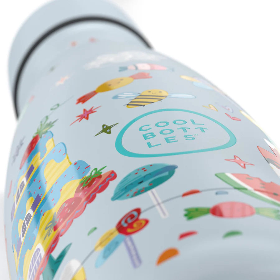 Botella de agua reutilizable para niños - Cool Bottles -Candy Land 350ml. 
