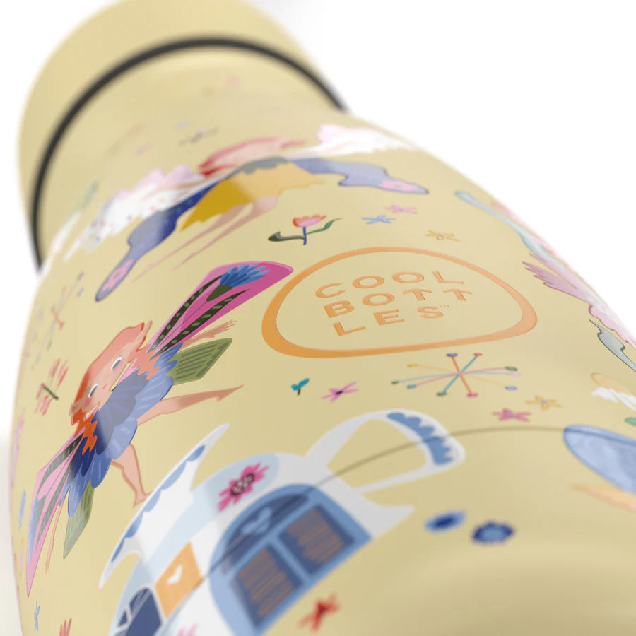 Botella de agua reutilizable para niños - Cool Bottles - Hadas Mágicas 350ml. 