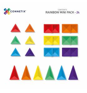 Connetix Rainbow Mini Pack 24 pc
