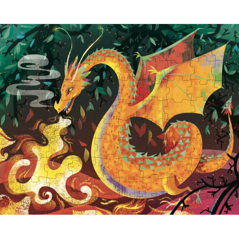 Dragon Puzzle with 100 Pieces